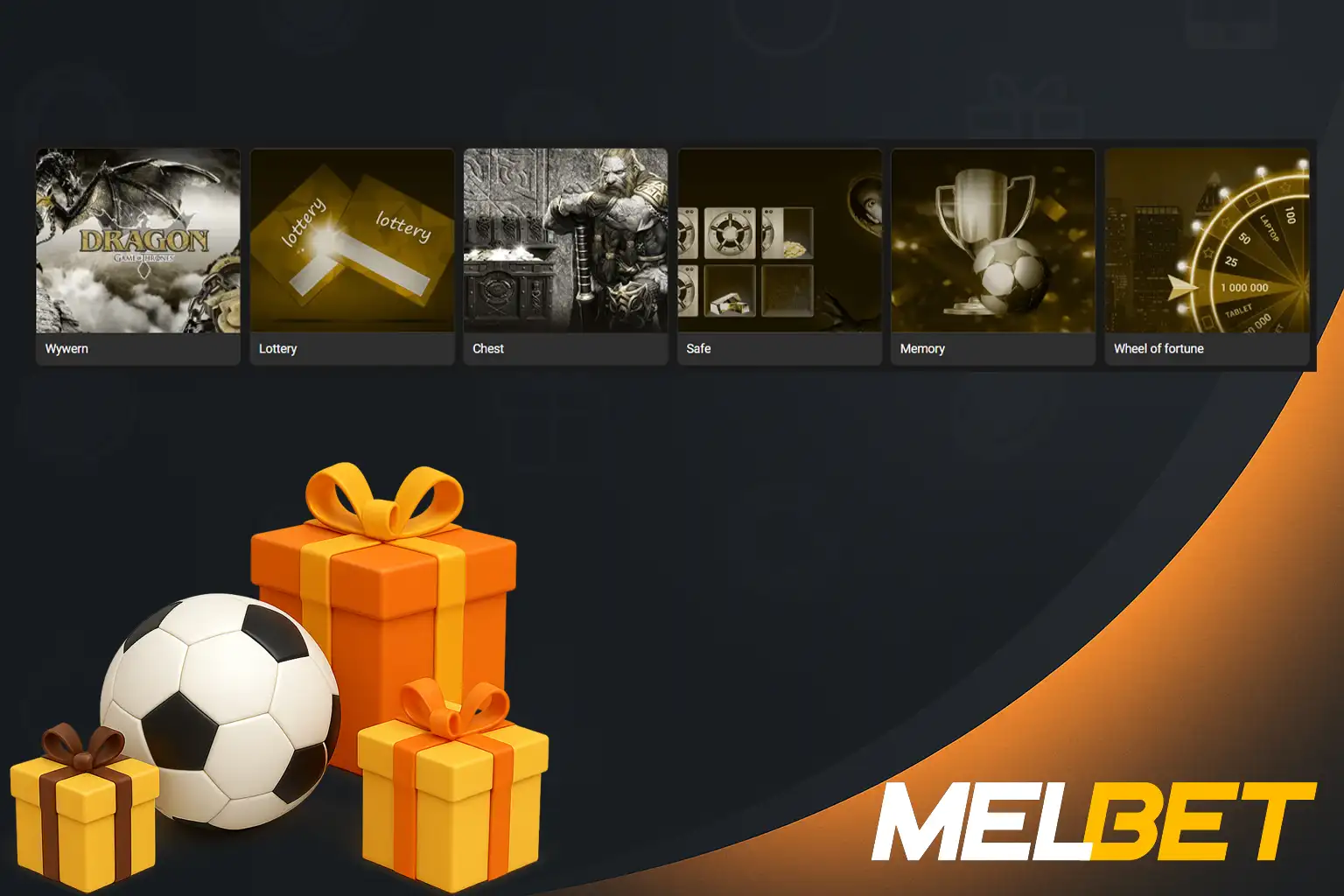 Jeux bonus sur Melbet